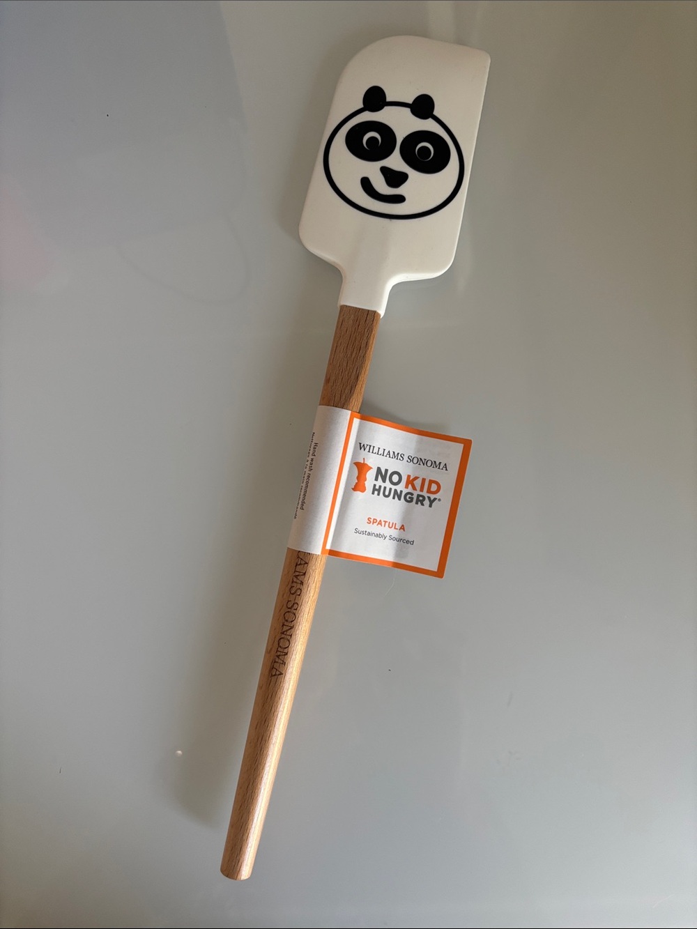 Williams Sonoma No Kid Hungry Spatula with Wooden Handle